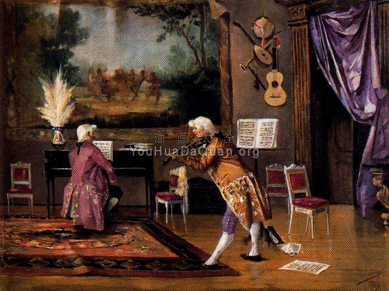 Clase de musica - 伊格纳西奥·狄亚兹·奥拉诺